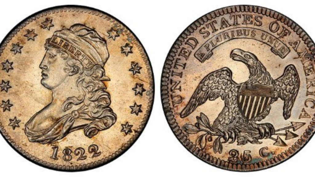 1823/2 Bust Quarter Cap