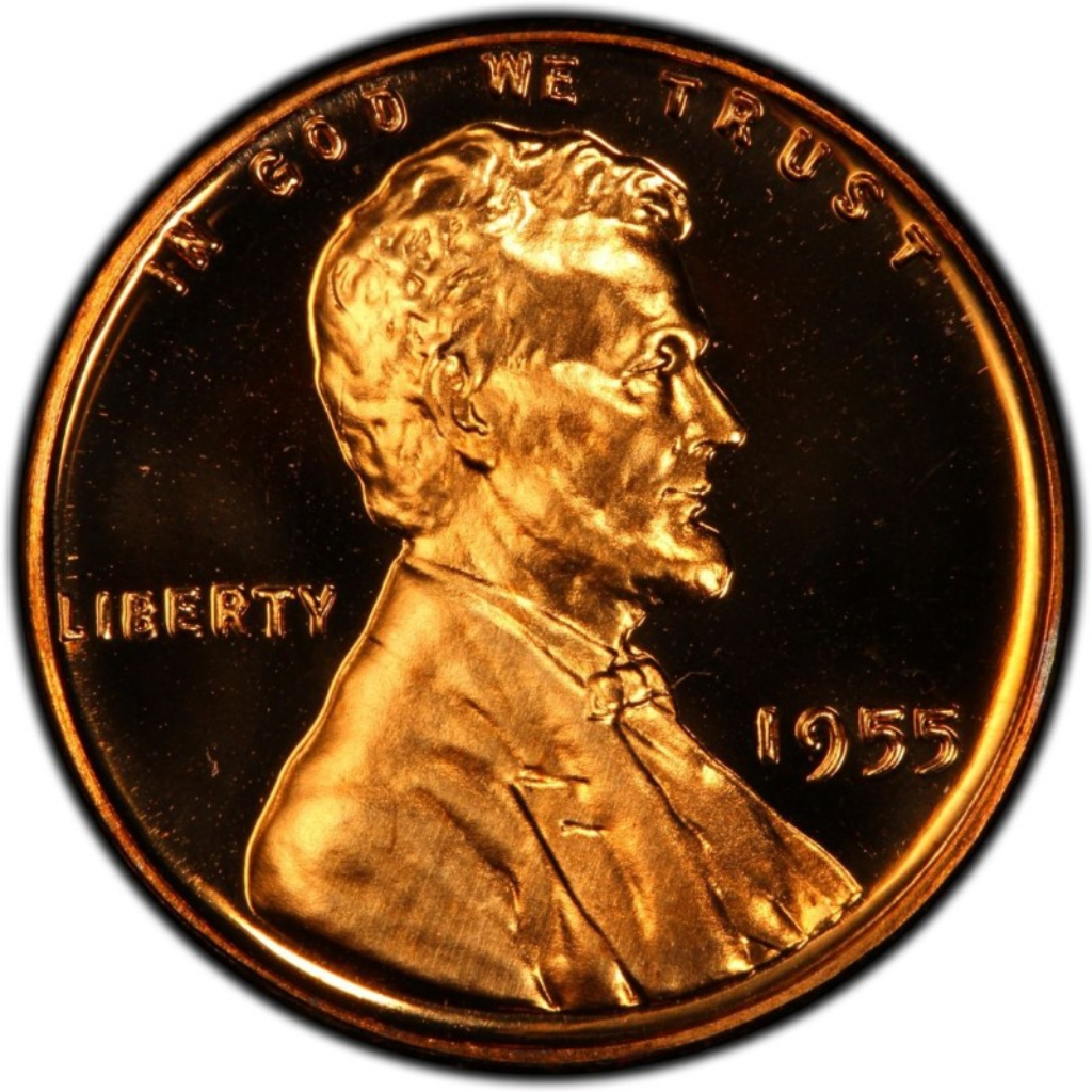 1955 Lincoln Penny Doubled