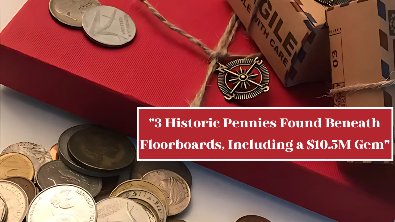 3 Historic Pennies Found Beneath Floorboards, Including a $10.5M Gem