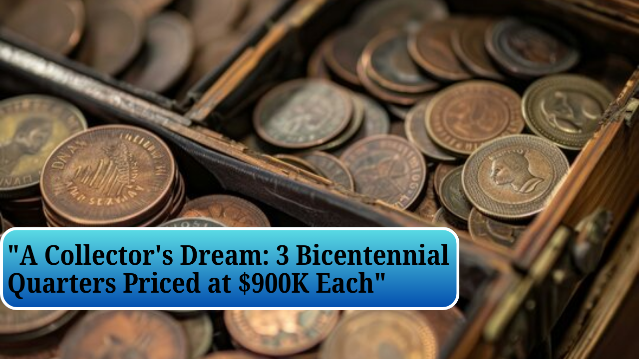 "A Collector's Dream: 3 Bicentennial Quarters Priced at $900K Each"